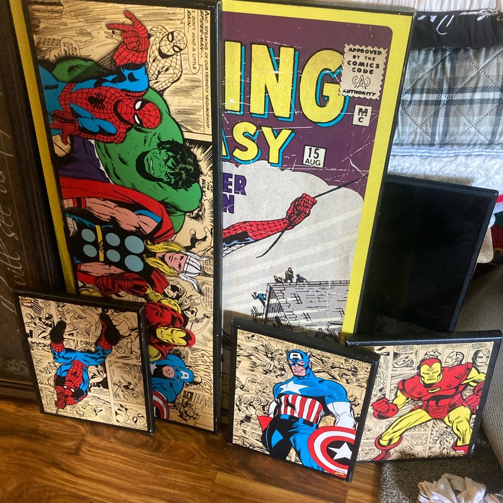 Marvel canvas decor